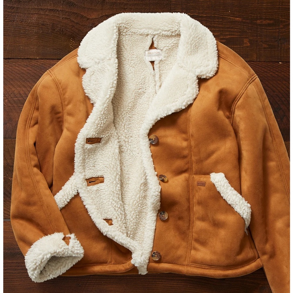 Brixton - RESERVE WOMEN'S VEGAN SHEARLING JACKET